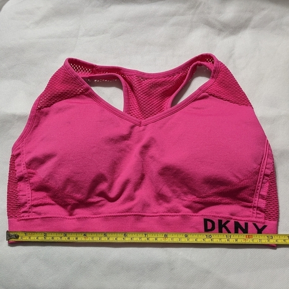 DKNY Sport Hot Pink Lightly Padded Sports Bra - size XL - Picture 7 of 10